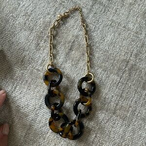 J Crew Tortoise Necklace